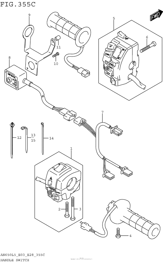 Handle Switch (An650Zl5 E28)