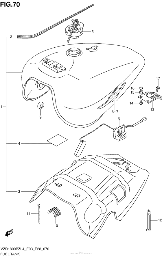Fuel Tank (Vzr1800Bzl4 E33)