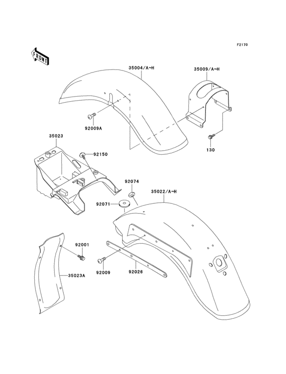 Fenders(1/2)(vn800-b1/b2/b3)