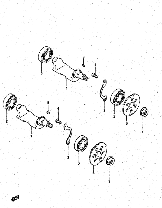 DR500 Балансир кривошипа