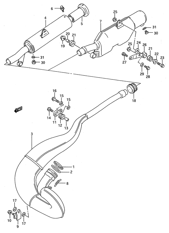 Muffler comp