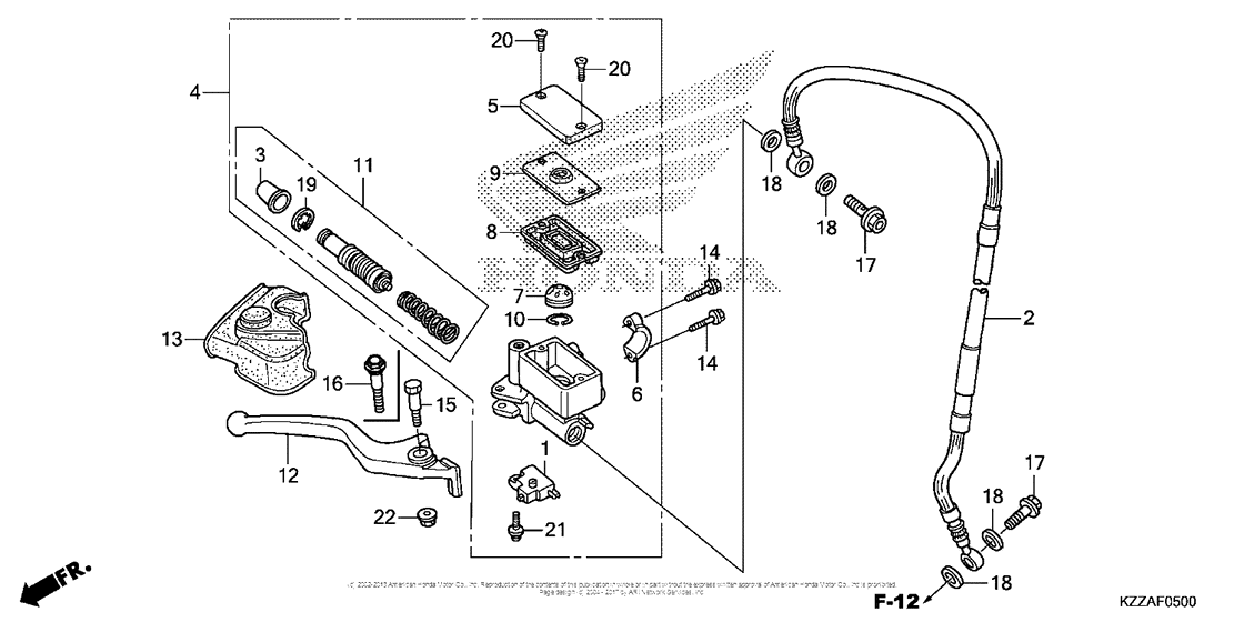 Front Brake Master Cylinder (1)