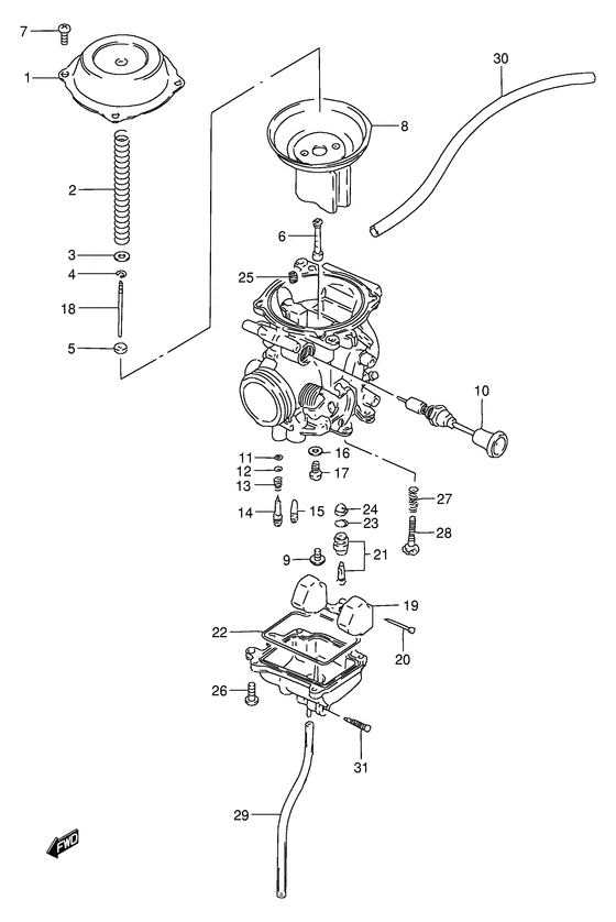 Carburetor assy