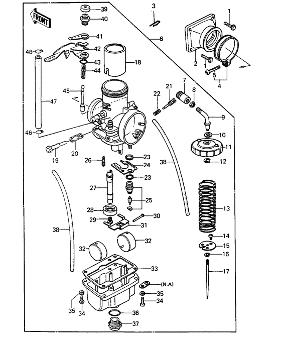 Carburetor assy