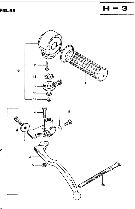 Left handle switch