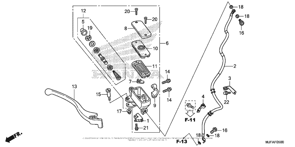 Front Brake Master Cylinder (1)