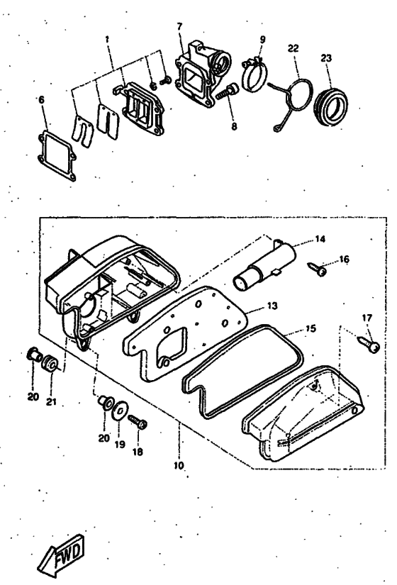 CW50RS Впускная система