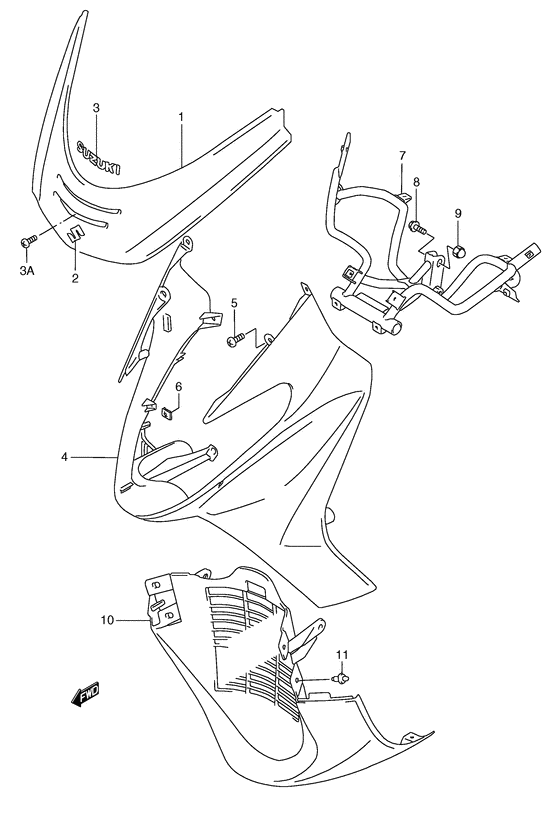 Front leg shield
