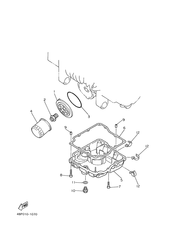 XJ600S Масляный фильтр