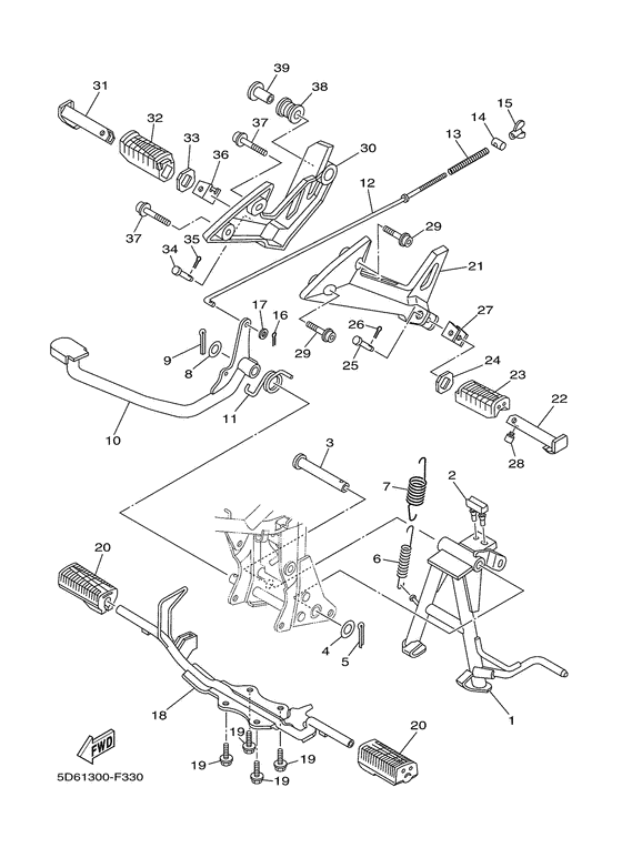 Stand & footrest
