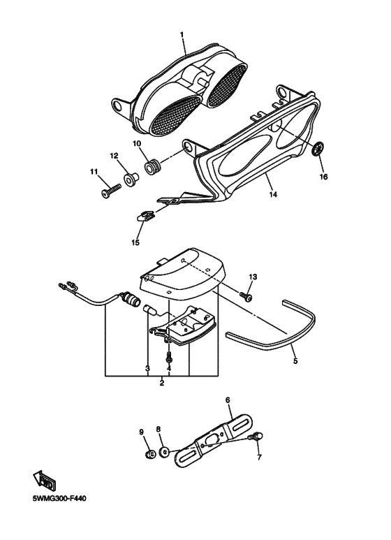 Taillight unit ass`y