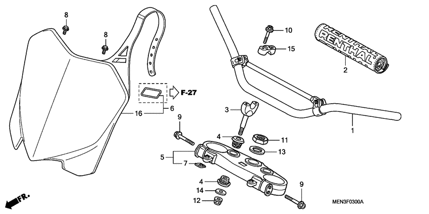 Handle pipe/top bridge