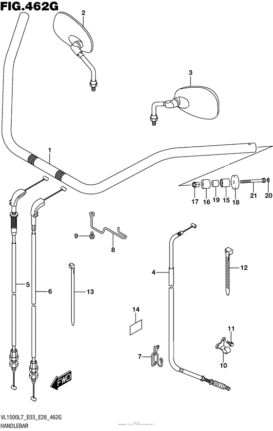 Handlebar (Vl1500Tl7 E33)