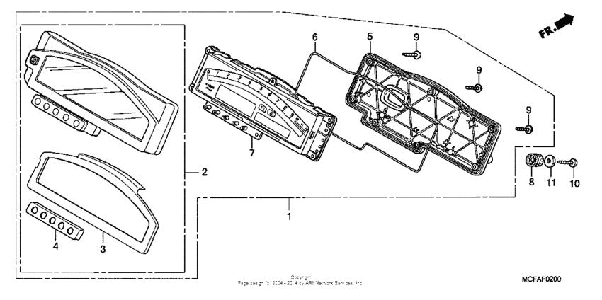 RVT1000R Спидометр