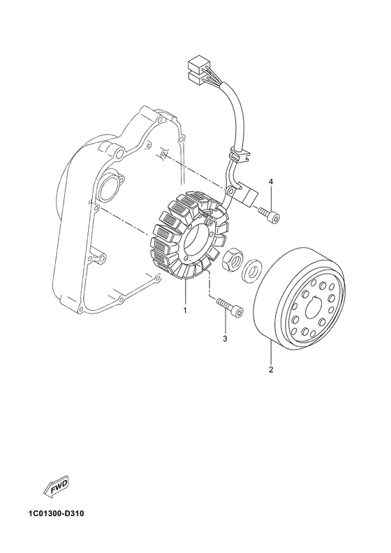 YP250R Генератор