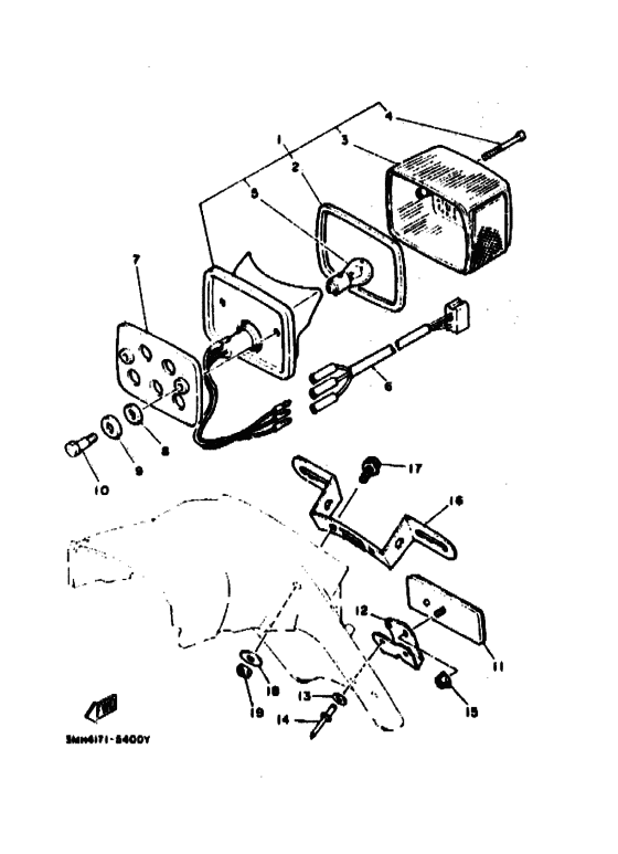 Taillight unit ass`y