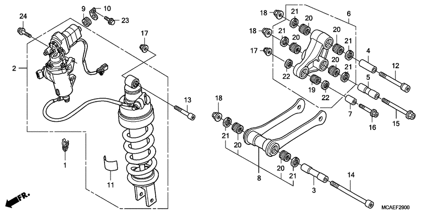 Rear cushion