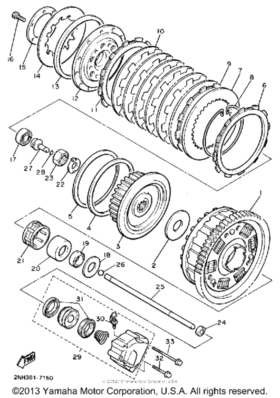 FJ1200WC Сцепление