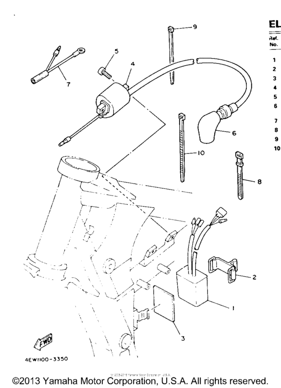 YZ250E Электрика