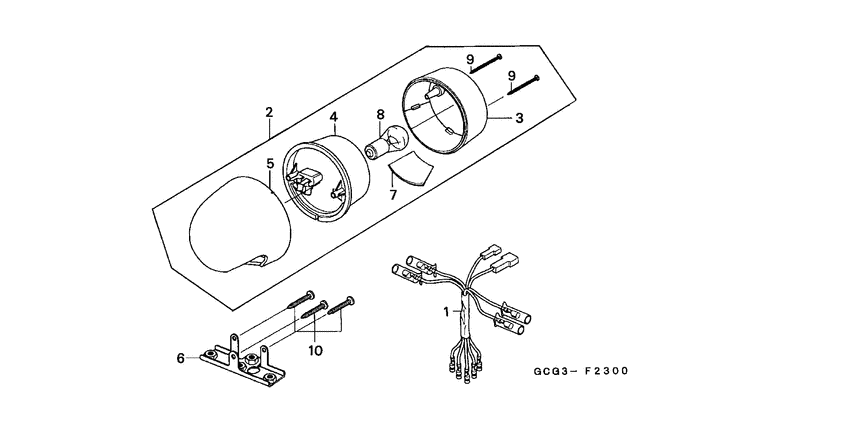 SGX50 Taillight unit ass`y