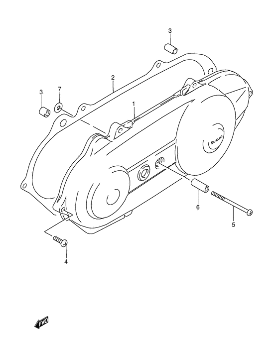 Crankcase lh cover