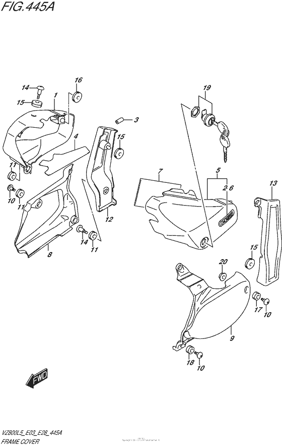 Frame Cover (Vz800L5 E03)
