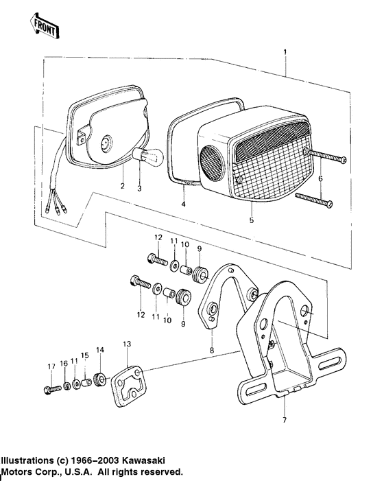 Taillight unit ass`y