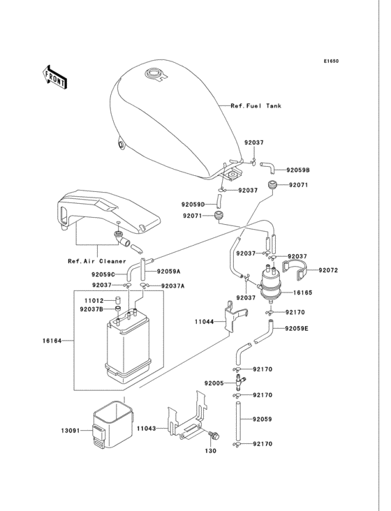 Fuel evaporative system(1/2)(ca)