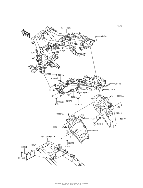  Заднее крыло