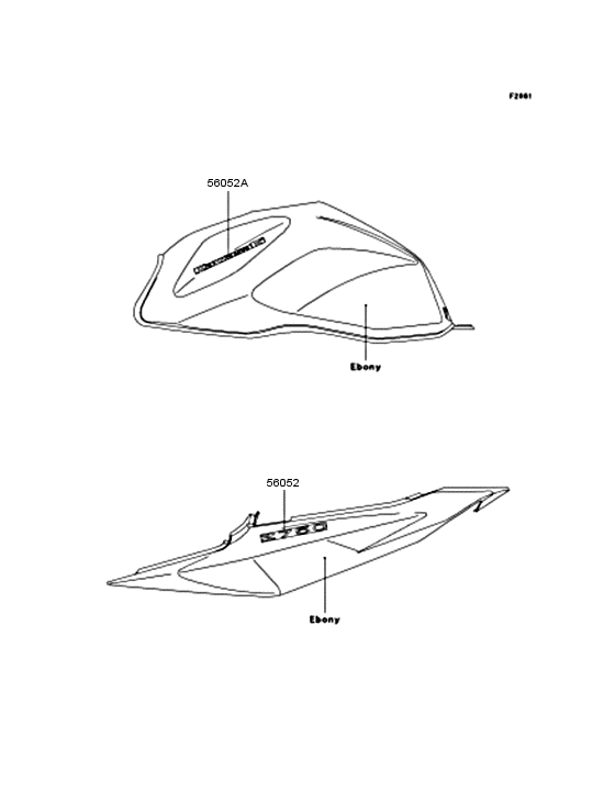 ZR750 Наклейки
