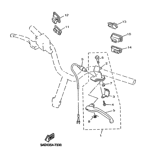 YN50R Grupo conmutadores con manetas
