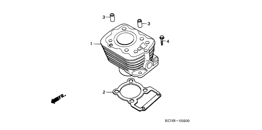 CG125 Цилиндр