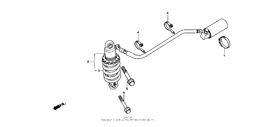 NSR50R Задние амортизаторы