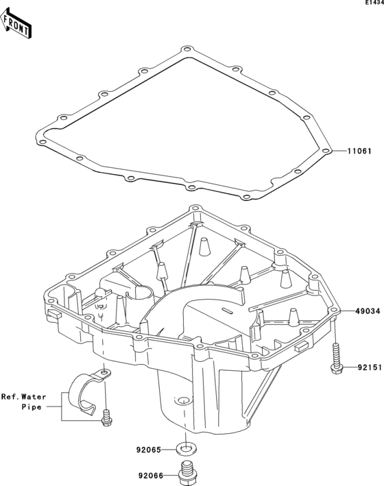 ZX636 Маслянный поддон