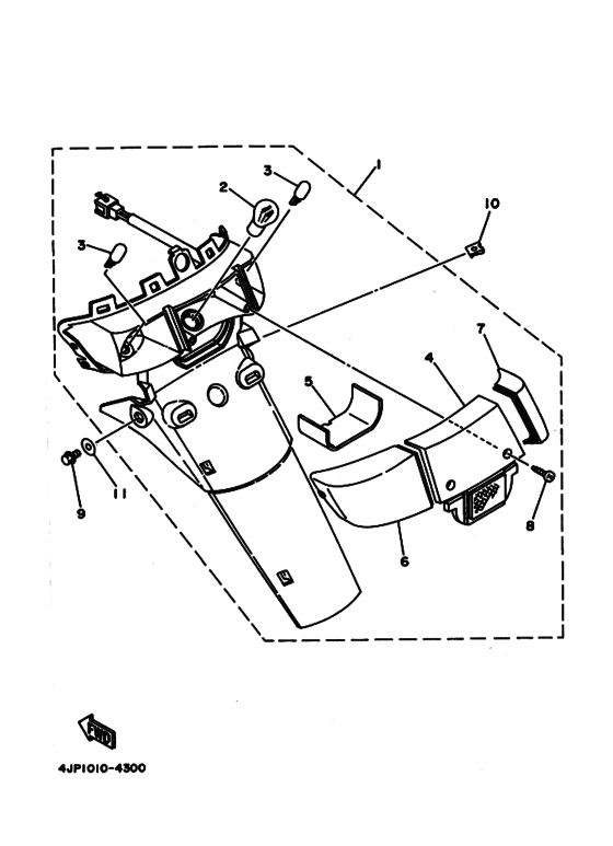 Taillight unit ass`y