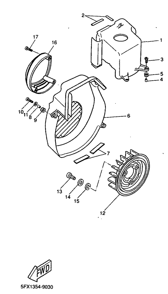 CW50RS Кожух вентилятора