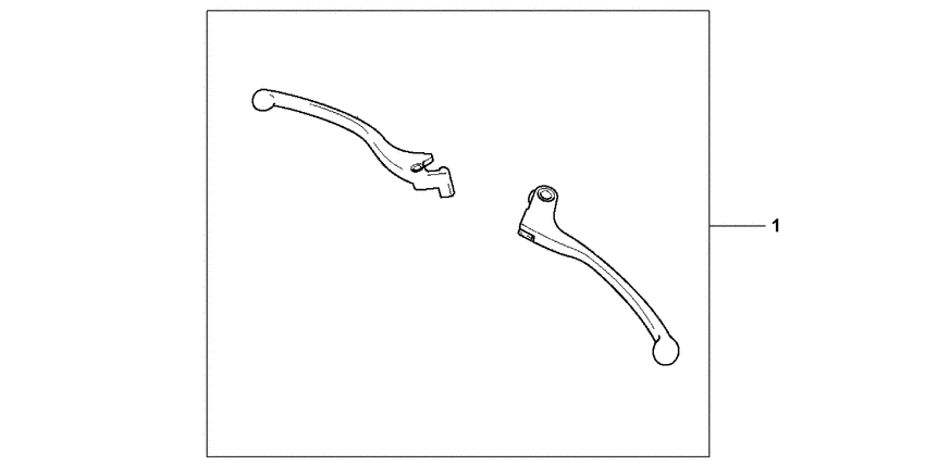 CB750F Chrm lever kit