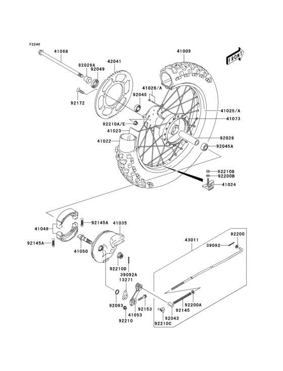 Rear hub(a1/a2)