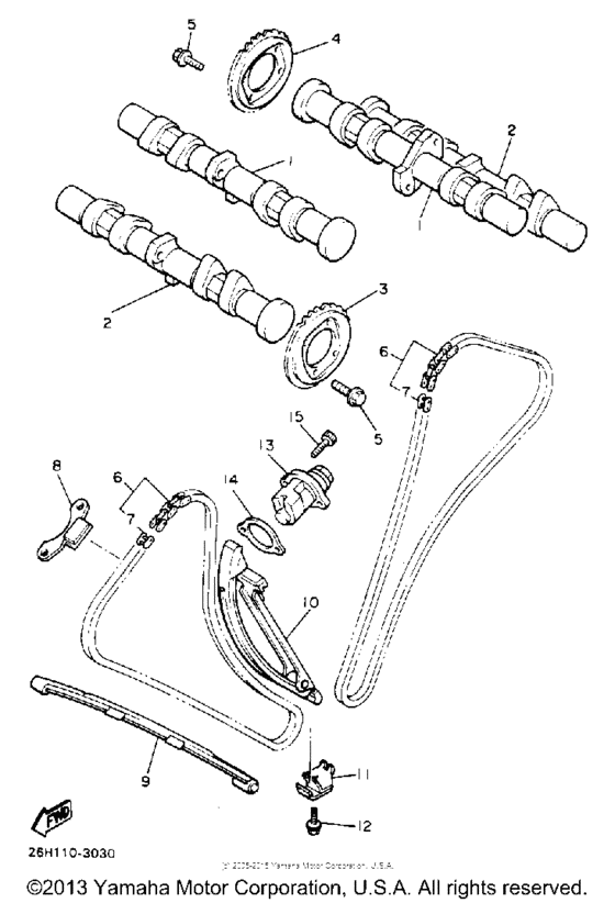 Camshaft - chain