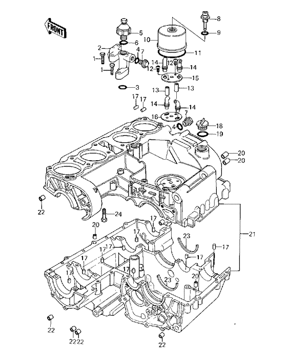 Crankcase/breather cover