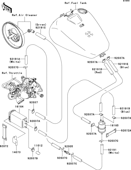 VN1500 Топливная система