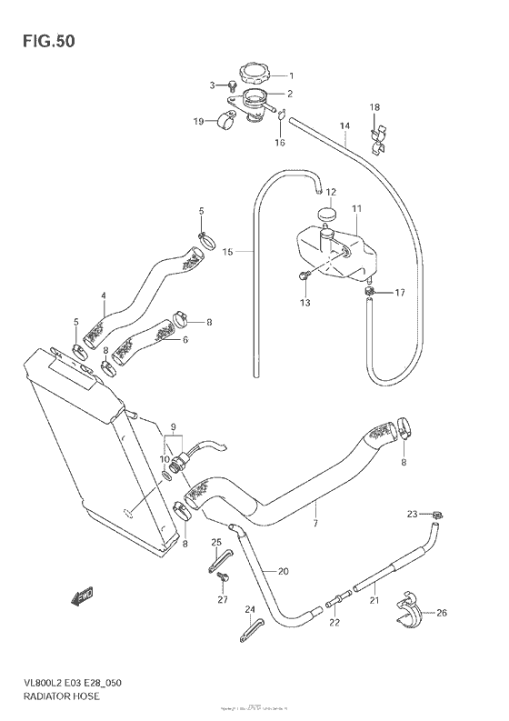 VZ800 Радиатор и Патрубки