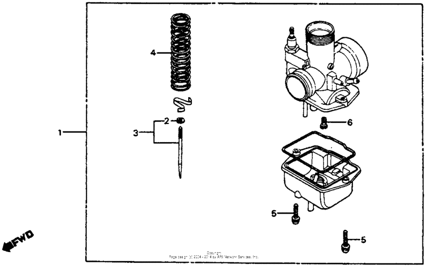 Carburetor (optional parts kit) 80-82