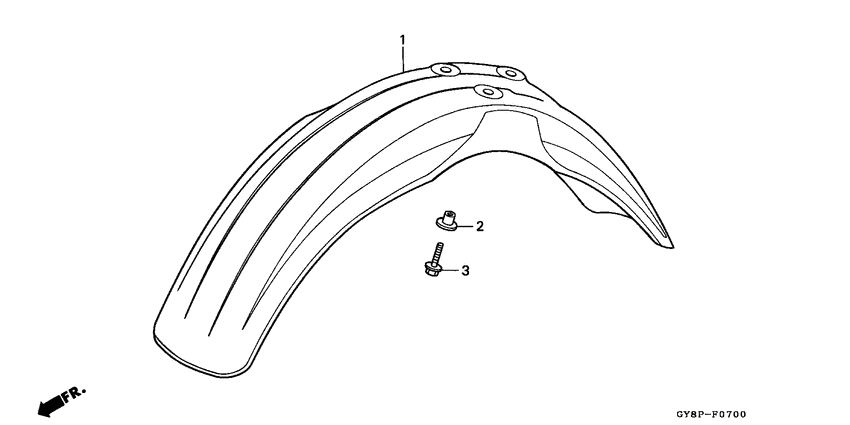CRM50R Переднее крыло
