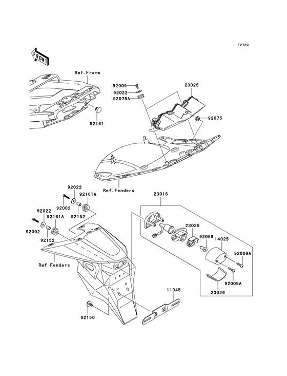Taillight unit ass`y