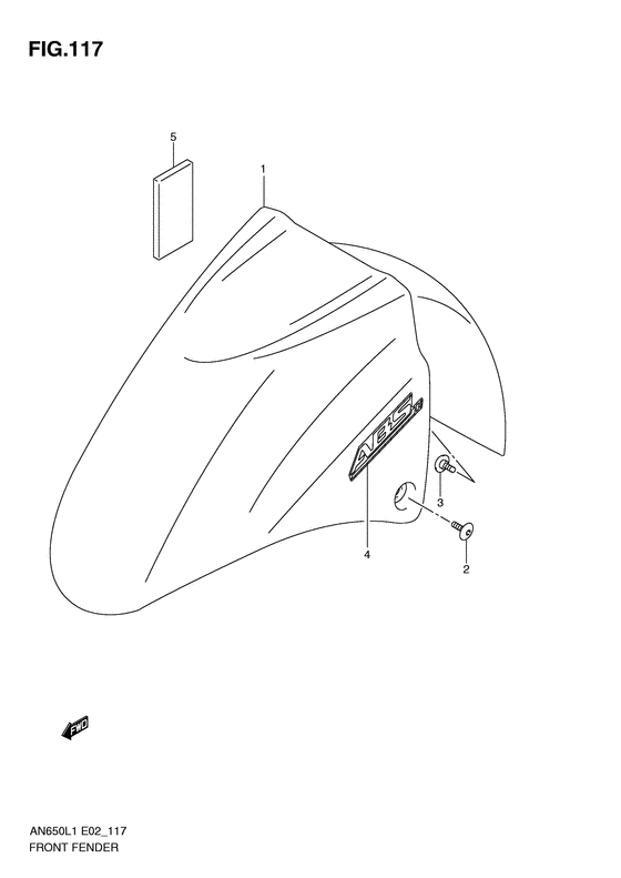 AN650 Переднее крыло