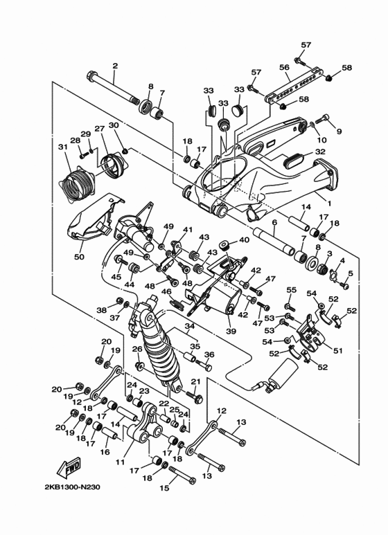 Rear arm & suspension
