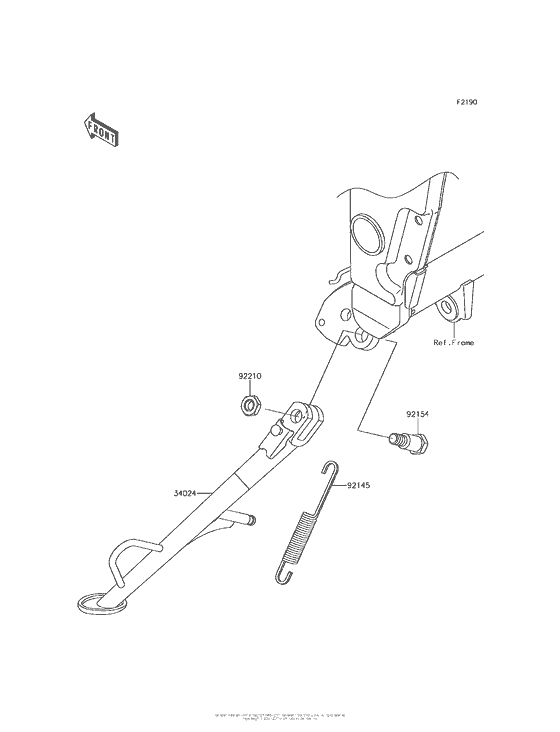 EX300 Подножка