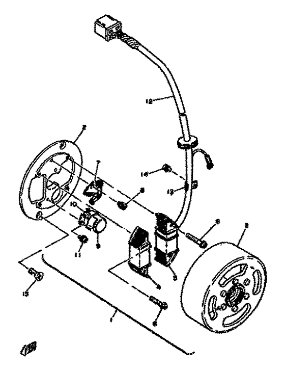 Flywheel magneto