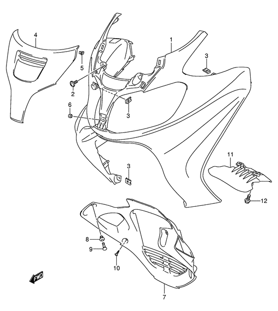 Front leg shield